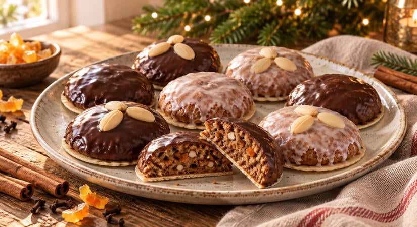 Ezért állnak sorba az emberek a német karácsonyi vásárokon: Nürnbergi mézeskalács recept ostyán