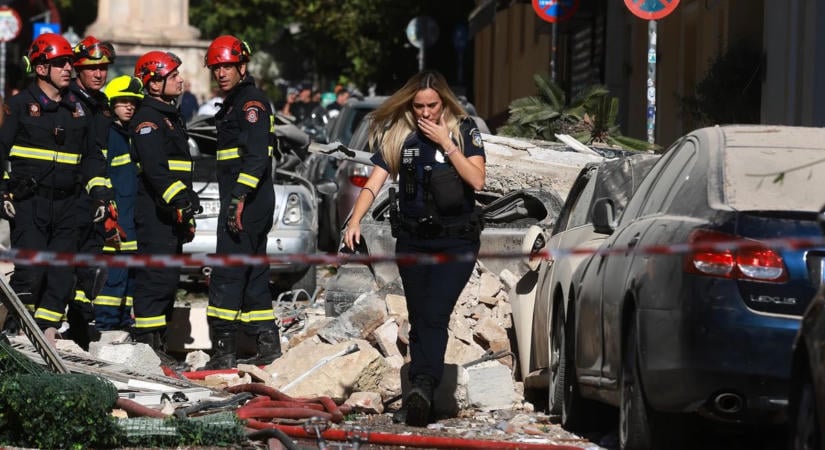 Athén: robbanás történt a Plaka negyedben, öt eltűnt