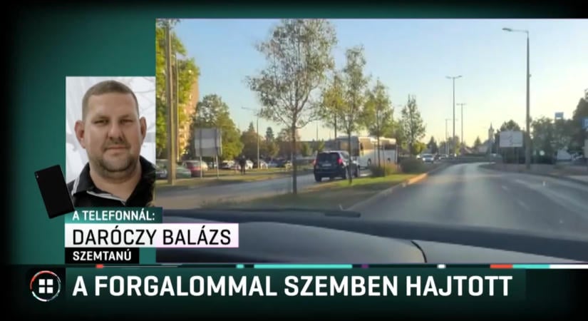 Forgalommal szemben hajtott, hiába figyelmeztették a sofőrt