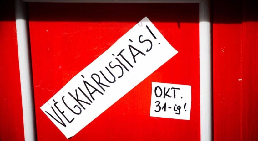 Végkiárusítást tart a legendás Baross úti pavilon