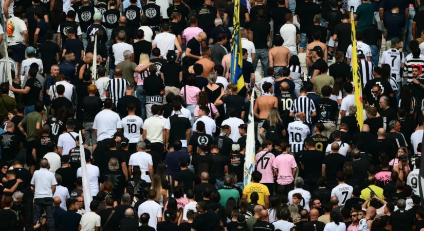 A Juventus büntetést kapott az ultrák gyomorfogató akciója miatt