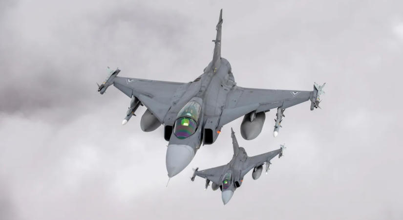 Ezt kell tudni a Saab által gyártott Gripen vadászgépről