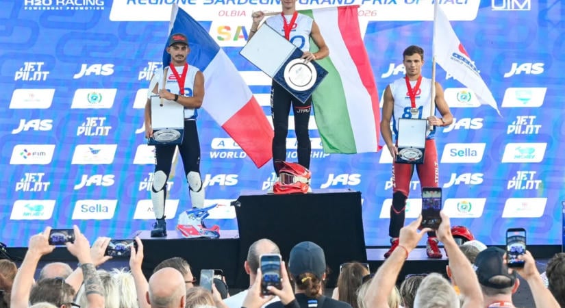 Magyar arany és drámai ezüst a jet-ski-világbajnokságon