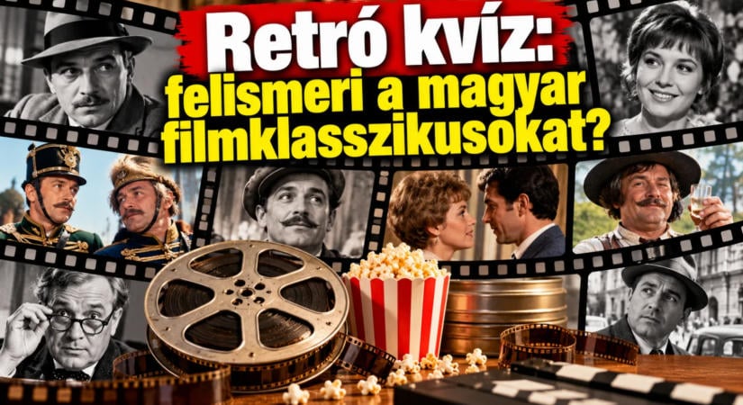 Retró kvíz: felismeri a magyar filmklasszikusokat?