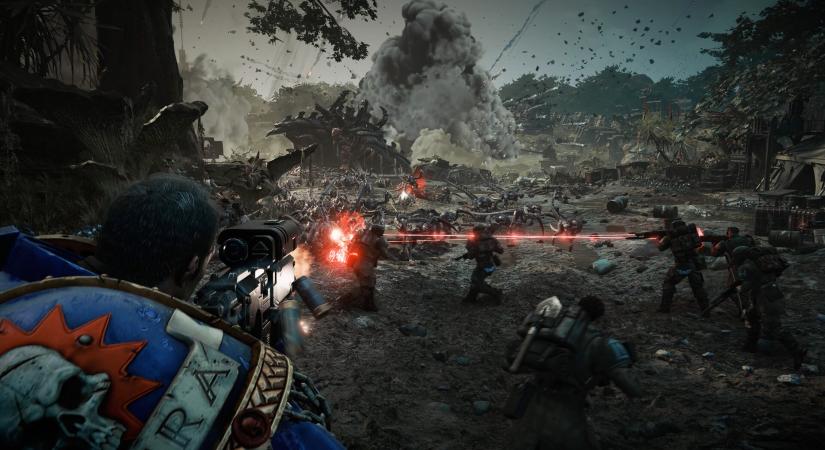 Elképesztően látványos játékmeneten a Gears of War örököse, a Space Marine 2