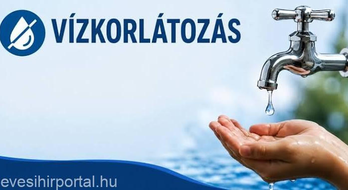 Életbe lép az I. fokú vízkorlátozás
