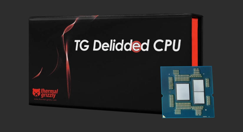 AMD csúcsprocesszor a Thermal Grizzly által kupaktalanítva