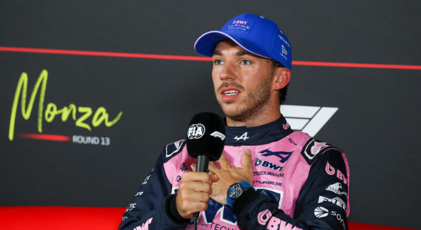 Gasly számára a monzai 7. hely is boldogság: „Ennek örülnünk kell”
