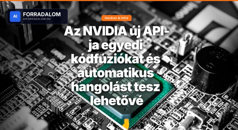 Az NVIDIA új API-ja egyedi kódfúziókat és automatikus hangolást tesz lehetővé