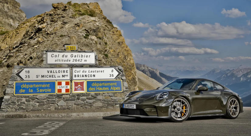 Hegyi menő a legújabb Porsche 911-es
