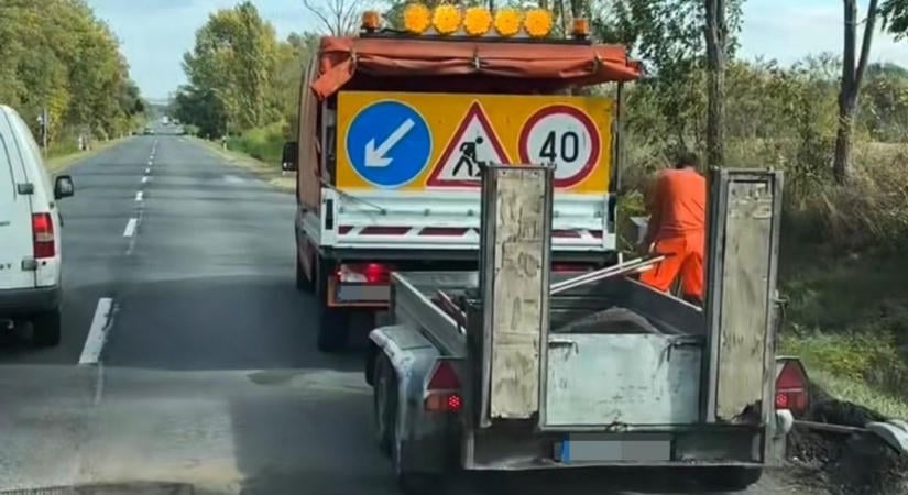 Elkezdődött a 8-as főút burkolatcseréje – mutatjuk, meddig tart a forgalomkorlátozás (fotók, videó)