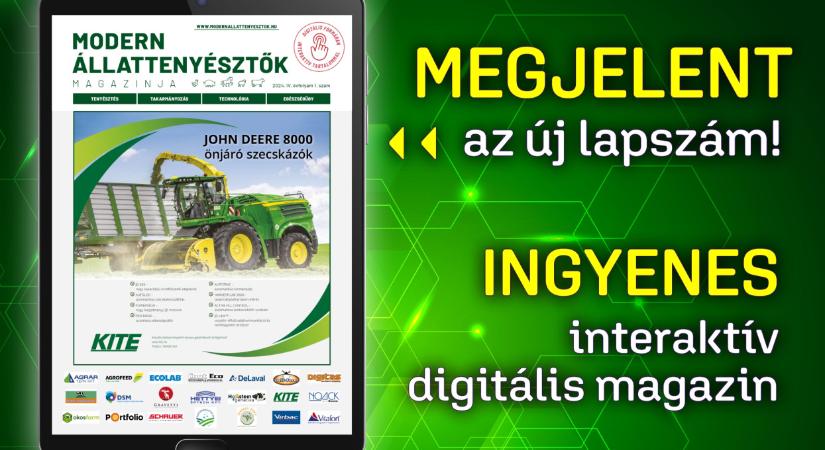 Megjelent és ingyenesen elérhető a Modern Állattenyésztők Magazinja