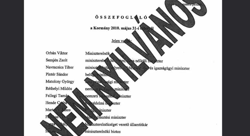 Nyilvánosságra hozzák Orbánék kormányüléseinek összefoglalóit