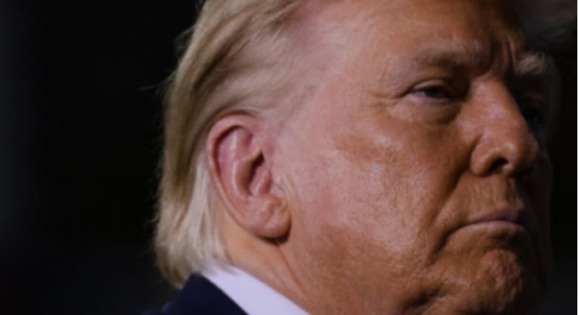 Durva botrányba szaladt bele Trump