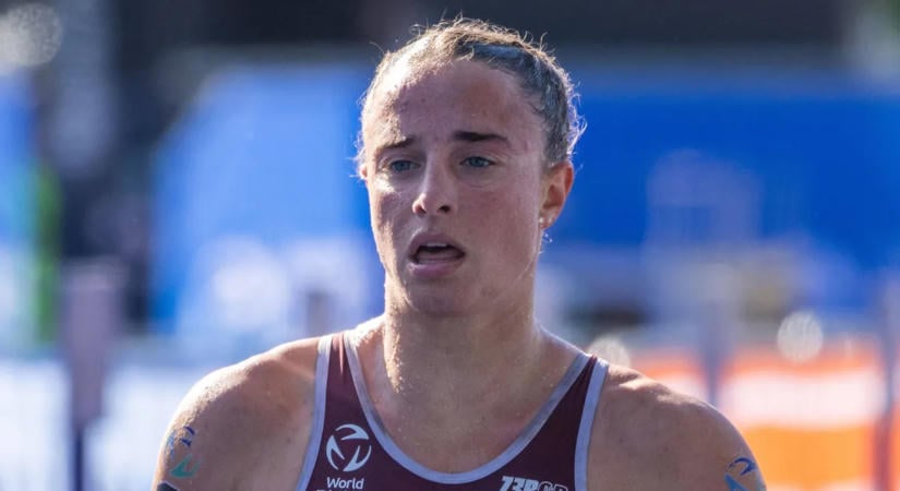 Dráma a triatlon vb-döntőn: Kropkó Mártát a 4. helyről kizárták!