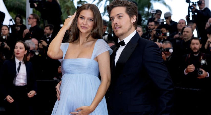 Megszületett Palvin Barbara és Dylan Sprouse kislánya: csodás fotónkon az újdonsült család