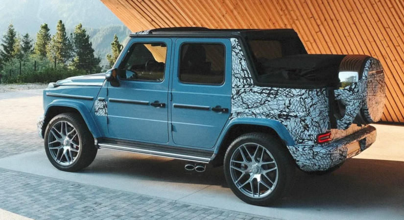 Érkezik a vászontetős Mercedes-Benz G-osztály