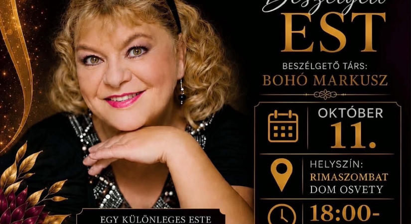 Oszvald Marika lesz Bohó Markus vendége Rimaszombatban