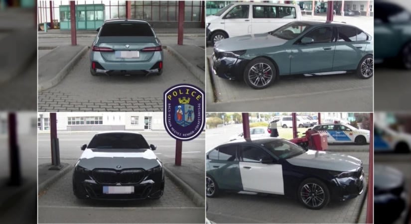 Körözött BMW-t foglaltak le a tompai határátkelőhelyen a rendőrök