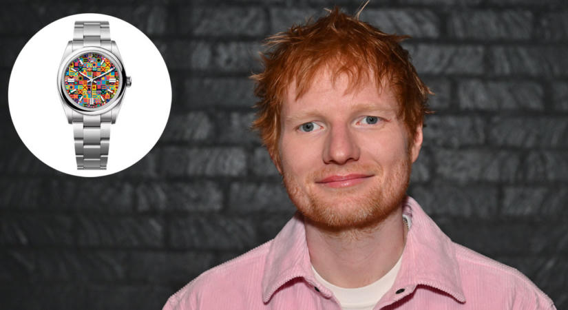 Ed Sheeran bevállalta a Rolex megosztó újdonságát