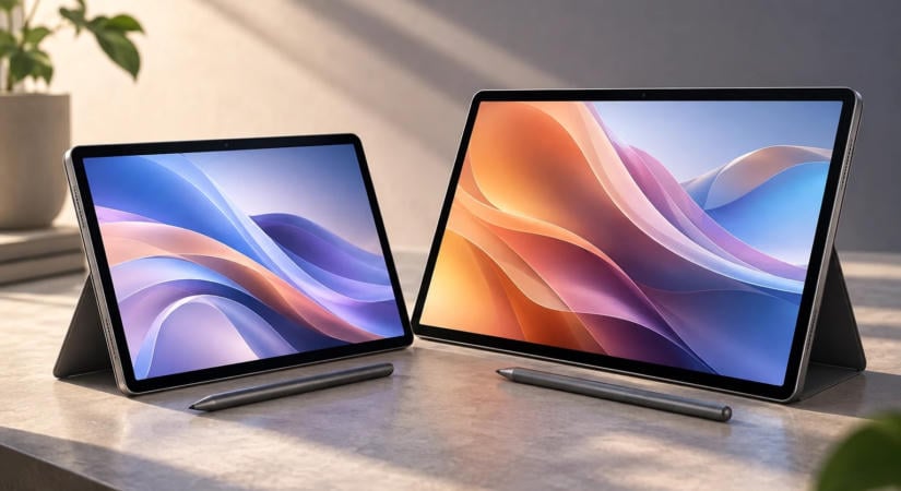 Két új Yoga tablettel támad a Lenovo: 4K kijelző, Android 17 és hét év támogatás
