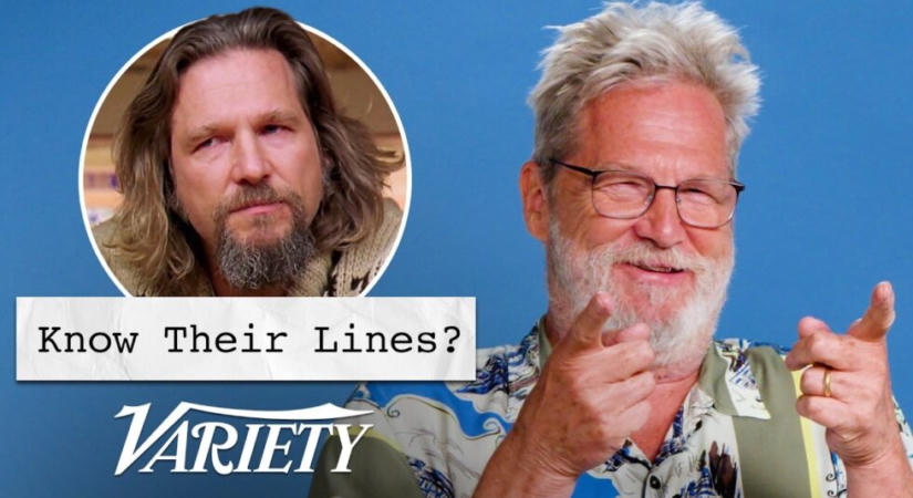 Az imádnivaló Jeff Bridges kiválóan emlékszik a filmekben elmondott szövegeire – videó