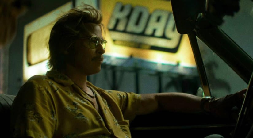 Led Zeppelin üvölt, Brad Pitt pornóbajuszt növesztett a Cliff Booth-film első előzetesében