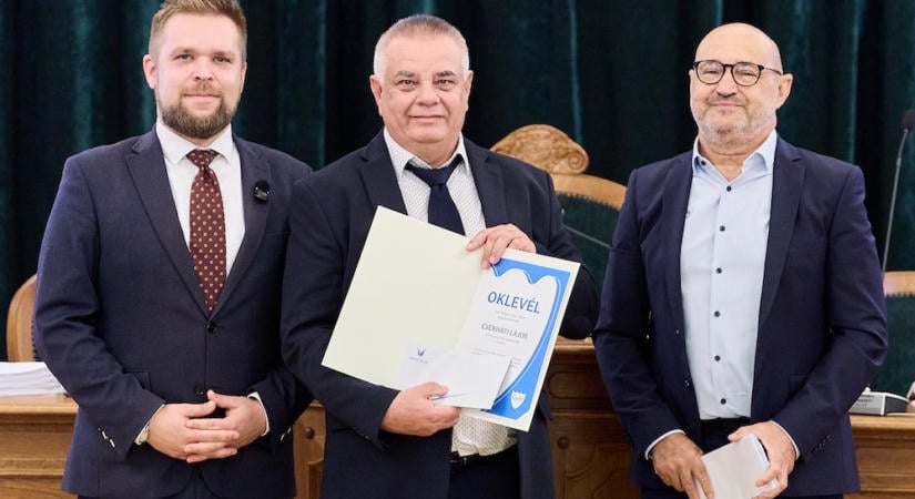 Ők vigyáztak Győr ivóvízellátására az aszály idején – elismerték a Pannon-Víz munkatársait