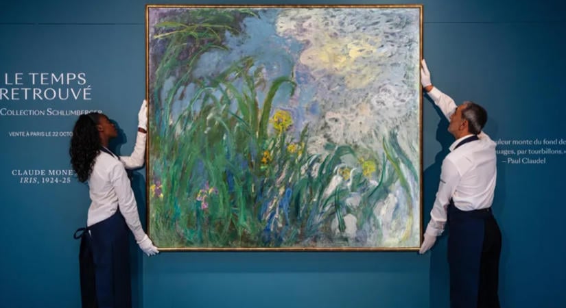 Száz évig rejtőzött Monet festménye, most rekordot dönthet