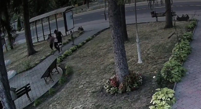 Menőzni akart egy fiatal szökőkút tetején, de nem ez lesz élete képe