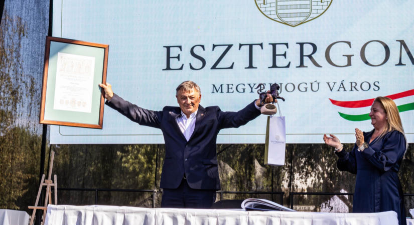 Maráz Zsuzsanna és Neuzer András Esztergom díszpolgára lett