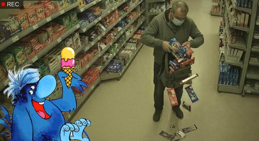 Gombóc Artúrnak érezhette magát a fóti csokitolvaj: Százhatvan tábla édességgel lépett meg a boltból