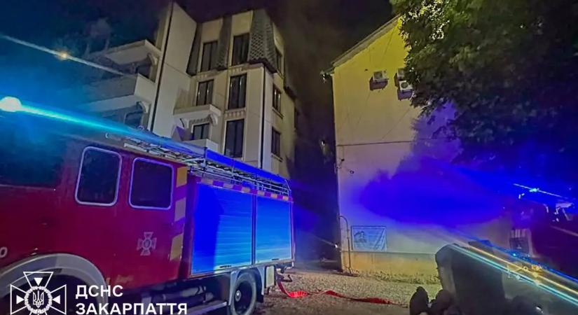 Tűz ütött ki egy beregszászi szállodakomplexum alagsorában