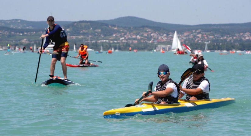 Drasztikus apadás: 42 centis vízszinttel búcsúzik a nyár a Balatonon