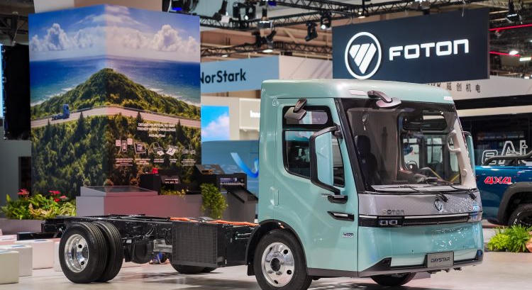 FOTON DAYSTAR: Elektromos teherautó nagy hatótávval a városi fuvarozásban
