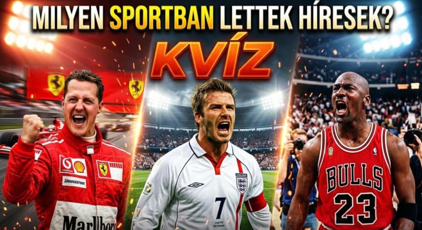 Kvíz: Melyik sportágban lett legenda Michael Schumacher vagy Pelé? Lássuk, hányat találsz el!