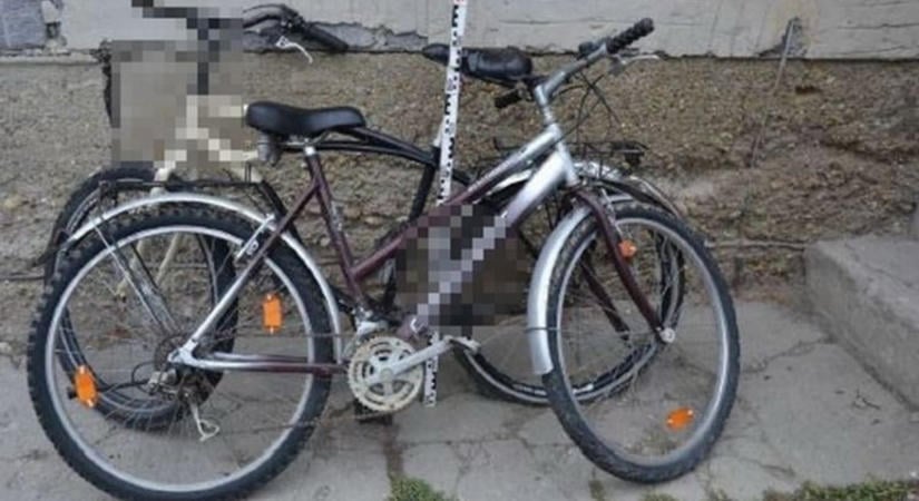 Ellopta a biciklit, egy órán belül rendőr állt az udvarán