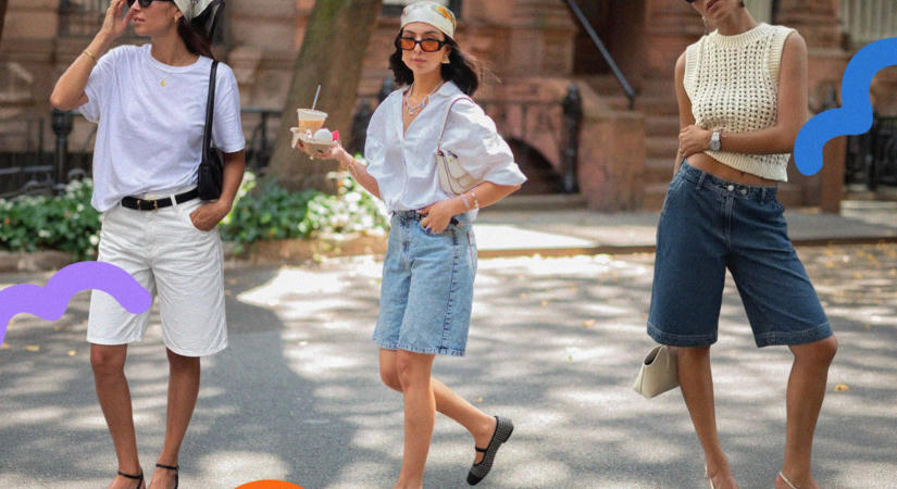 Így viseld a hosszú sortokat idén nyáron – 10 stílusos outfit, amit egy az egyben lemásolhatsz