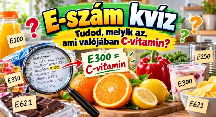 E-szám kvíz: tudod, melyik az, ami valójában C-vitamin?