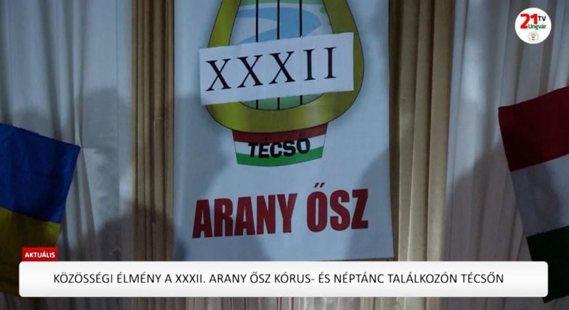 Aktuális (2026. 10. 22.) – Közösségi élmény a XXXII. Arany Ősz Kórus- és Néptánctalálkozón Técsőn (videó)