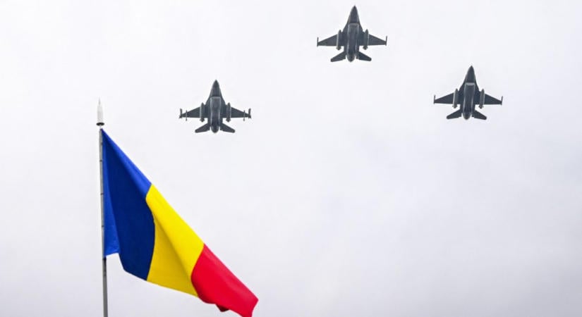 Idegen drón zuhant le Romániában, felszálltak az F–16-osok