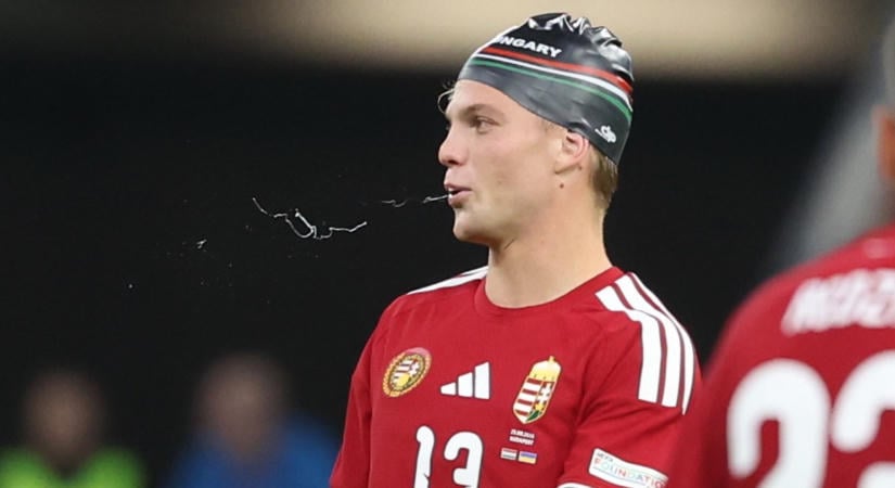 Rácsodálkoztak a németek a magyar futballválogatott úszósapkás játékosára