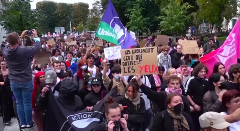 Francia diáktüntetések: jobb oktatási körülmények, több tanár és igazságosabb felvételi rendszer