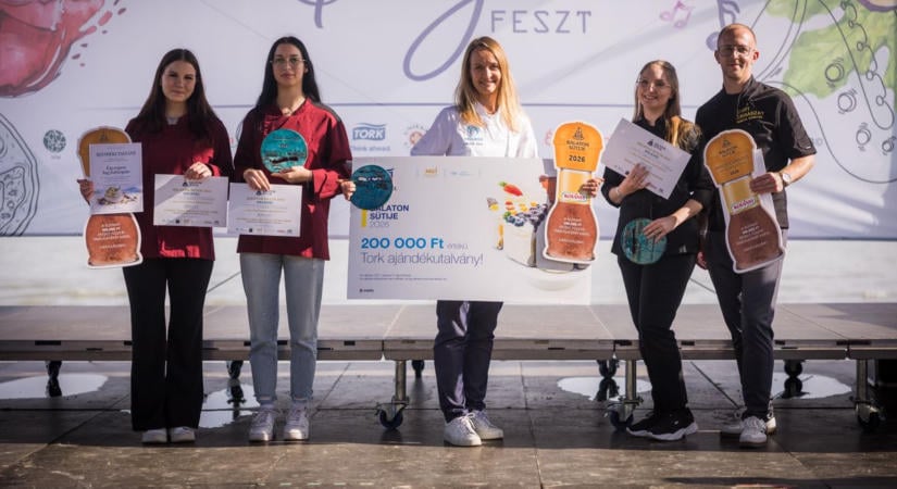 Édes élet: két siófoki diáklány süteménye lett a Balaton egyik legjobb desszertje