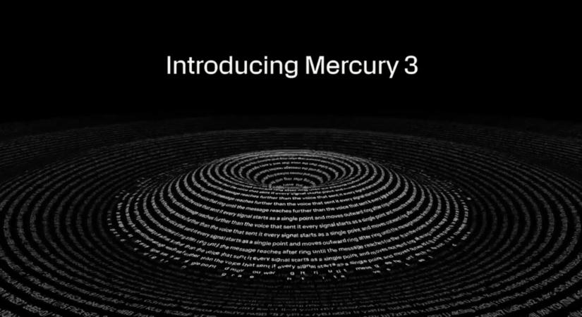 A Mercury 3 hozza a GPT-6 Luna szintjét, akár 8x gyorsabban