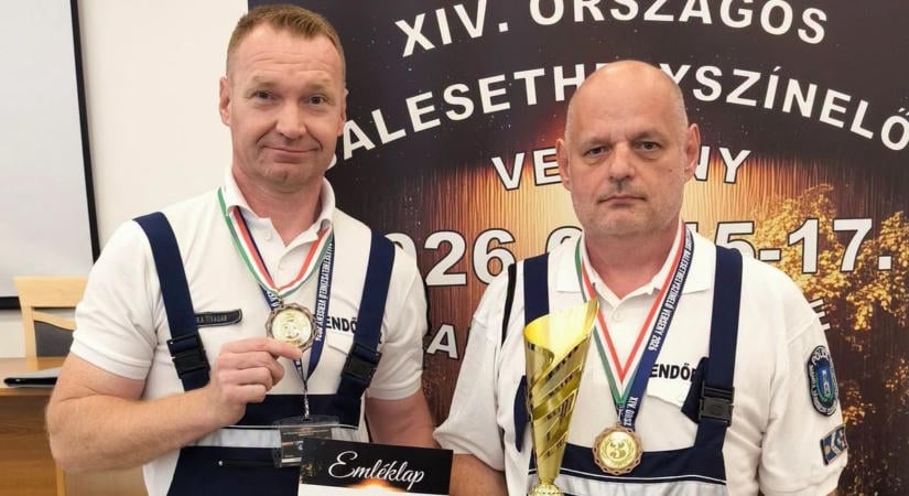 Szenzációs siker és igazi hősök: Bronzérmesek lettek a baranyai helyszínelők, majd hazafele megmentettek egy életet!