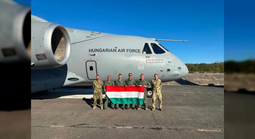 Külföldön debütált a Magyar Honvédség KC-390-es szállítórepülőgépe
