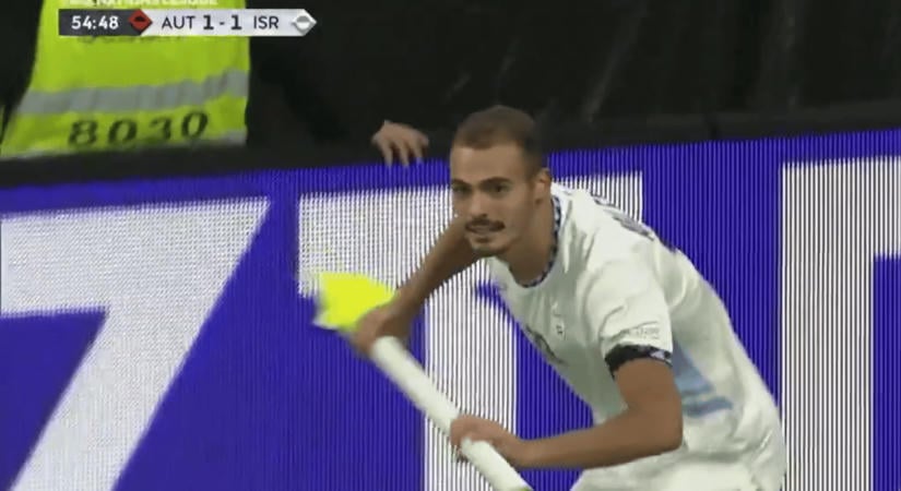 Alig kezdődött el a Nemzetek Ligája, máris egy izraeli focista gólörömén vitatkozik a világ
