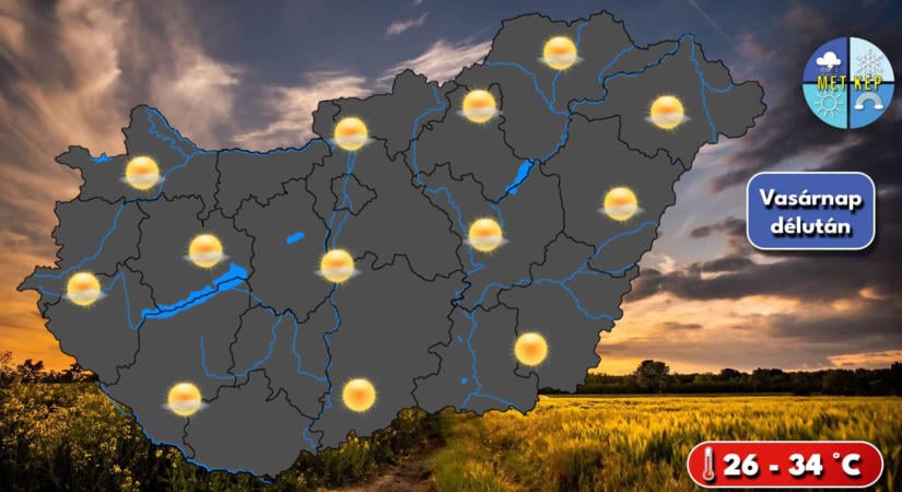 Kellemes, napos idővel zárul a hét
