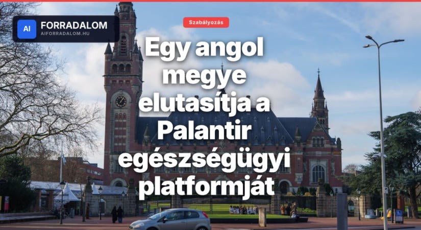 Egy angol megye elutasítja a Palantir egészségügyi platformját